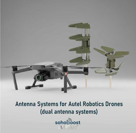 Antenna Systems and Accessories for Autel Robotics Drones (dual antenna systems)