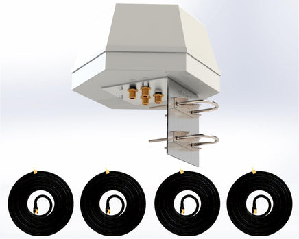 DefiAnt4-5G™ (Consumer Version) MIMO 4x4 Omni Antenna for 5G Routers High Diversity Omni-Directional Quad MIMO 4x4 Fiberglass-Reinforced, Powerful Antenna for RV, Vehicles, Boats, Caravan, Yacht