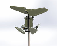 DroneAnt-Plus-I™ Industrial-Grade Ultra-High Gain Drone Range Extender Octa-Element Omnidirectional/Directional Antenna Set