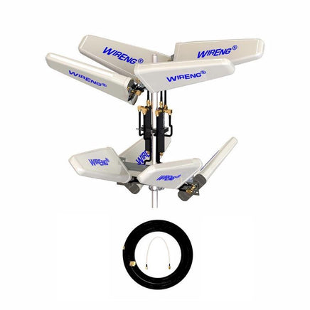 DroneAnt-Plus™ for WingtraOne Gen I High Gain Drone Range Extender Octa-Element Omnidirectional/Directional Antenna Set