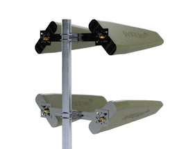 DroneAnt4-Plus-I™ Full Fiberglass Industrial Grade Quad Drone Antenna Set for Quad-Antenna Controllers