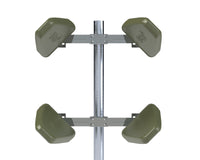 DroneAnt4-Plus-I™ Full Fiberglass Industrial Grade Quad Drone Antenna Set for Quad-Antenna Controllers