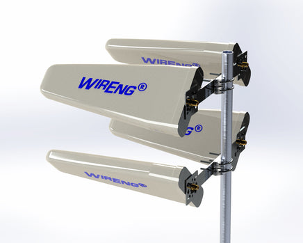 DroneAnt4-Plus™ High Gain Quad Drone Antenna Set for Quad-Antenna Drone Controllers