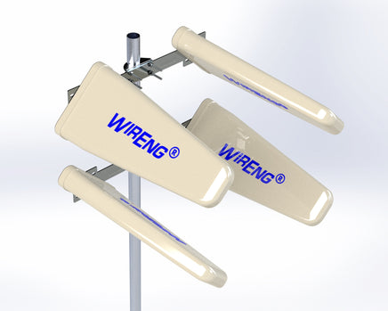 DroneAnt4-Plus™ High Gain Quad Drone Antenna Set for Quad-Antenna Drone Controllers