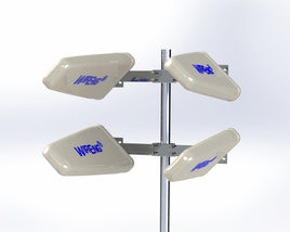 DroneAnt4-Plus™ High Gain Quad Drone Antenna Set for Quad-Antenna Drone Controllers