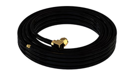 WRG400™ (LMR400) 10 Meters (32.8 Feet) Coaxial Cable with Right-Angle N Male and Straight SMA Male Connectors