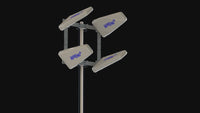 W-Ant4-Plus-5G™ for Cradlepoint R1900 True MIMO 4x4 Quad Antenna Set Ultra High Gain 5G NR Sub-6 with 4G and 3G fallback