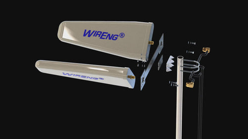 Cradlepoint IBR900 Data Speed Boosting Solution W-Ant2-Plus™ True MIMO 2x2 Dual Antenna Set Ultra High Gain