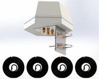 DefiAnt4-5G™ (Consumer Version) MIMO 4x4 Omni Antenna for Sierra Wireless MG90 High Diversity Omni-Directional Quad MIMO 4x4 Fiberglass-Reinforced, Powerful Antenna for RV, Vehicles, Boats, Caravan, Yacht