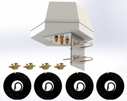 DefiAnt4-5G™ (Consumer Version) MIMO 4x4 Omni Antenna for Inseego S2000 High Diversity Omni-Directional Quad MIMO 4x4 Fiberglass-Reinforced, Powerful Antenna for RV, Vehicles, Boats, Caravan, Yacht