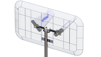 DroneAnt-Ref™ for Deerc DE22 Pro with DE22 Pro Controller V3 High Gain Drone Range Extender Directional Antenna Set
