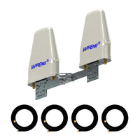 OmniAnt4-5G-4x4™ for Teltonika RUTX14 High Diversity Omni-Directional Quad MIMO 4x4 Antenna for RV, Vehicles, Boats, Caravan, Yacht