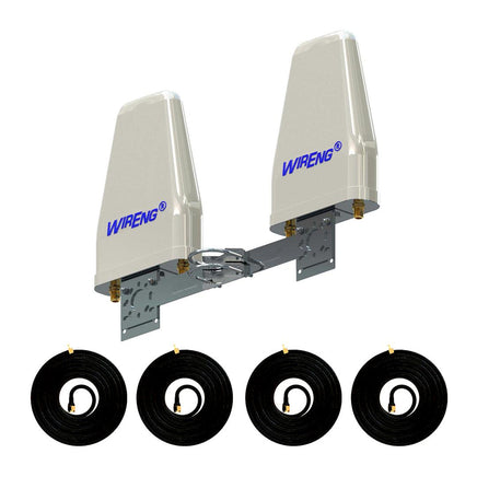 OmniAnt4-5G-4x4™ for Sierra Wireless MG90 High Diversity Omni-Directional Quad MIMO 4x4 Antenna for RV, Vehicles, Boats, Caravan, Yacht