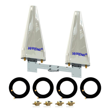 OmniAnt4-Plus-5G-4x4™ for Inseego FX2000E High Diversity Omni-Directional Quad MIMO 4x4 Antenna for RV, Vehicles, Boats, Caravan, Yacht