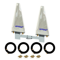 OmniAnt4-Plus-5G-4x4™ for Teltonika RUTX50 High Diversity Omni-Directional Quad MIMO 4x4 Antenna for RV, Vehicles, Boats, Caravan, Yacht
