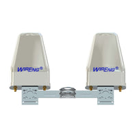 OmniAnt4-5G-4x4™ for Milesight UF31 High Diversity Omni-Directional Quad MIMO 4x4 Antenna for RV, Vehicles, Boats, Caravan, Yacht