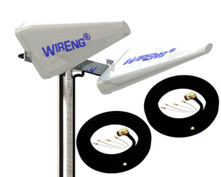 Data Speed Boost for Sierra Wireless AirLink RV55 W-Ant2™ True MIMO 2x2 Dual Antenna Set High Gain