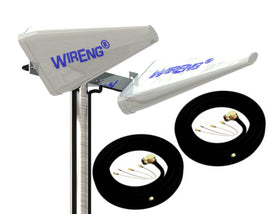 Data Speed Boost for Sierra Wireless AirLink Raven RV50X W-Ant2™ True MIMO 2x2 Dual Antenna Set High Gain