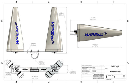Data Speed Boost for Pepwave Max BR1 W-Ant2™ True MIMO 2x2 Dual Antenna Set High Gain