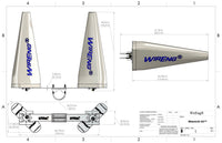 Data Speed Boost for Sierra Wireless AirLink LX40 W-Ant2™ True MIMO 2x2 Dual Antenna Set High Gain