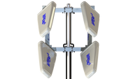 W-Ant4-Plus-5G™ for Digi TX40-A500 True MIMO 4x4 Quad Antenna Set Ultra High Gain 5G NR Sub-6 with 4G and 3G fallback