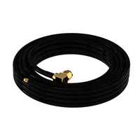 WRG400™ 10 Meters (32.8 Feet) Coaxial Cable with Straight SMA and Right-Angle N Male 24K Gold Plated Connectors Industrial Ultra Low Loss Marine